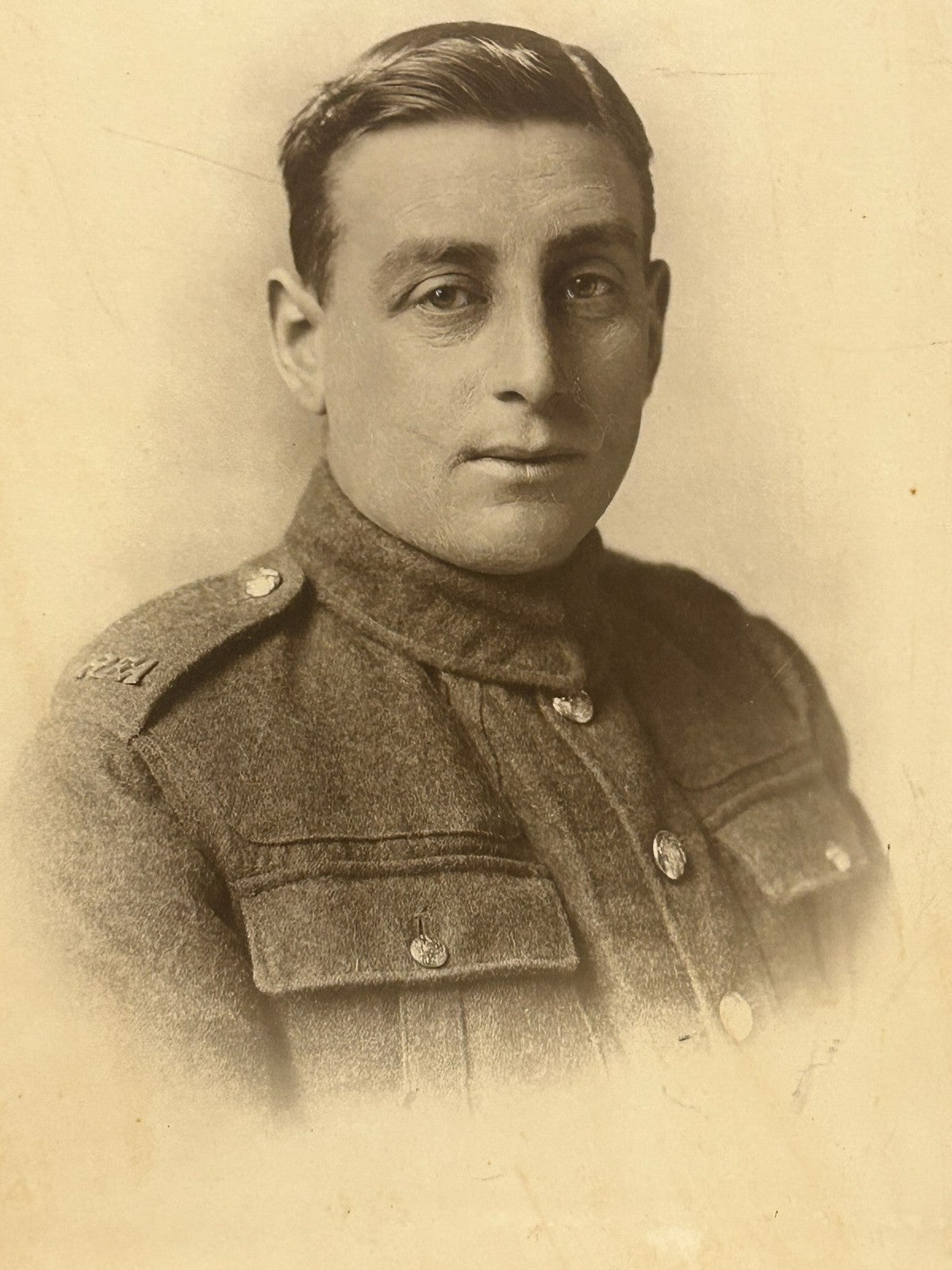 Set 4 WWI Studio Photographs c.19051918 T.U. Barber Faversham Kent RFA Soldier6