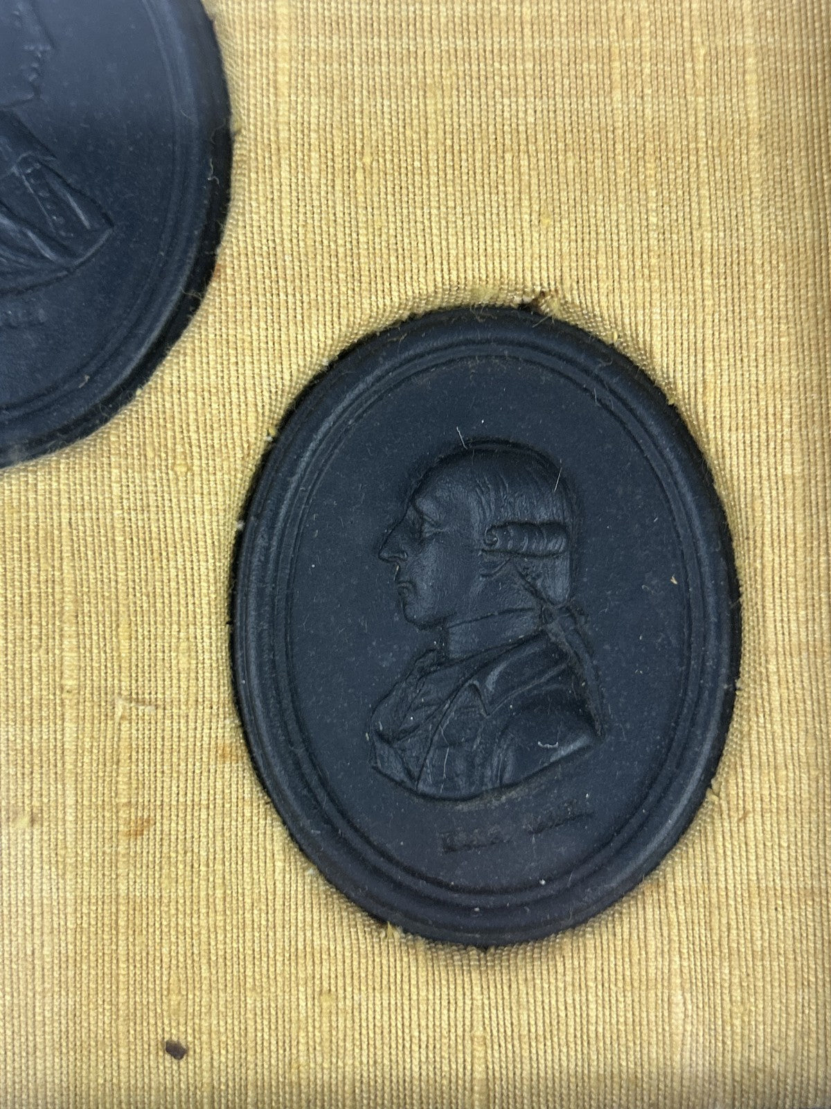 Rare Leeds Black Basalt Portrait Medallions, Set of Five c1780–90