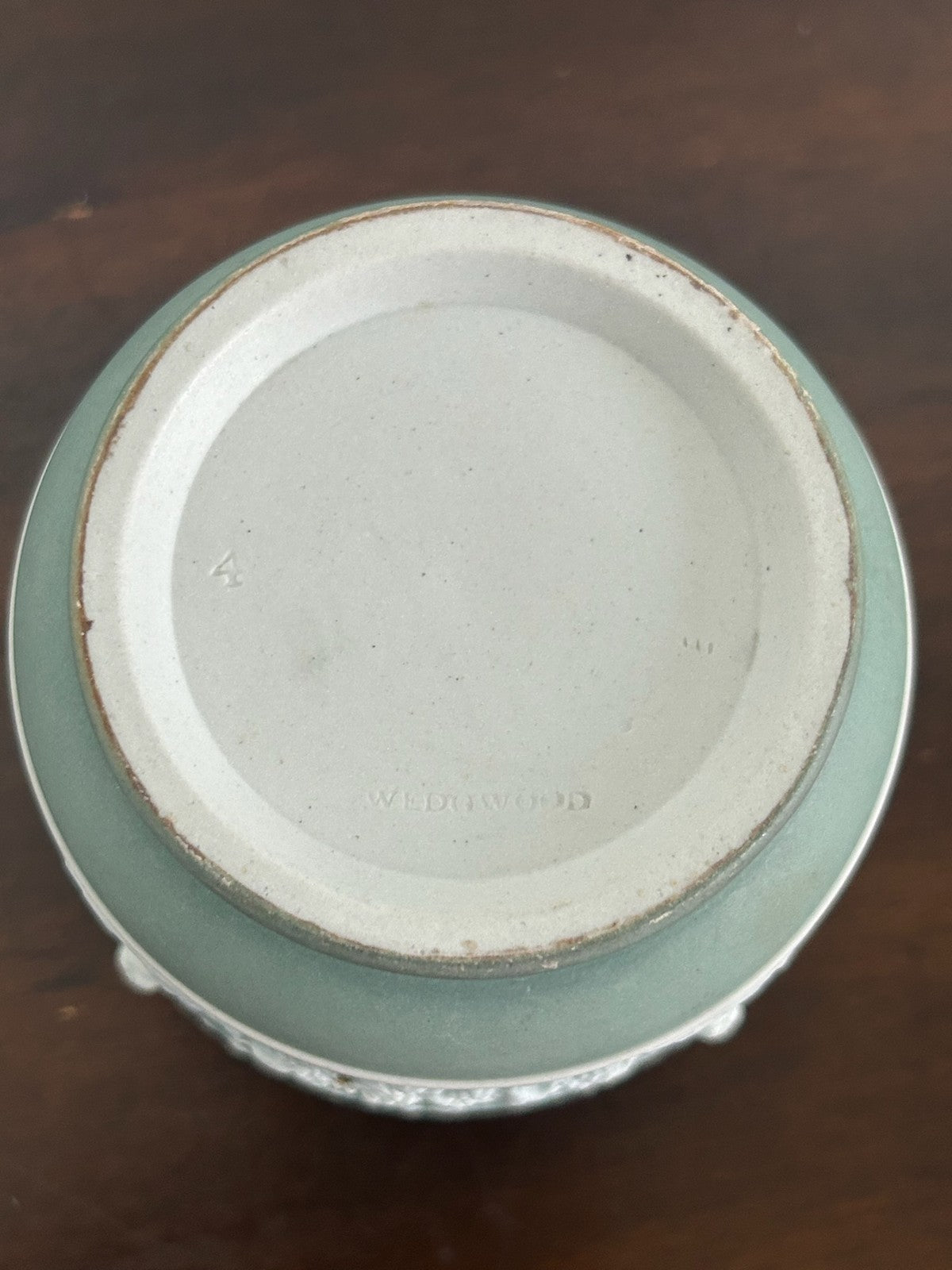 Wedgwood Sage Green Jasperware Jardiniere Cachepot 19th C5