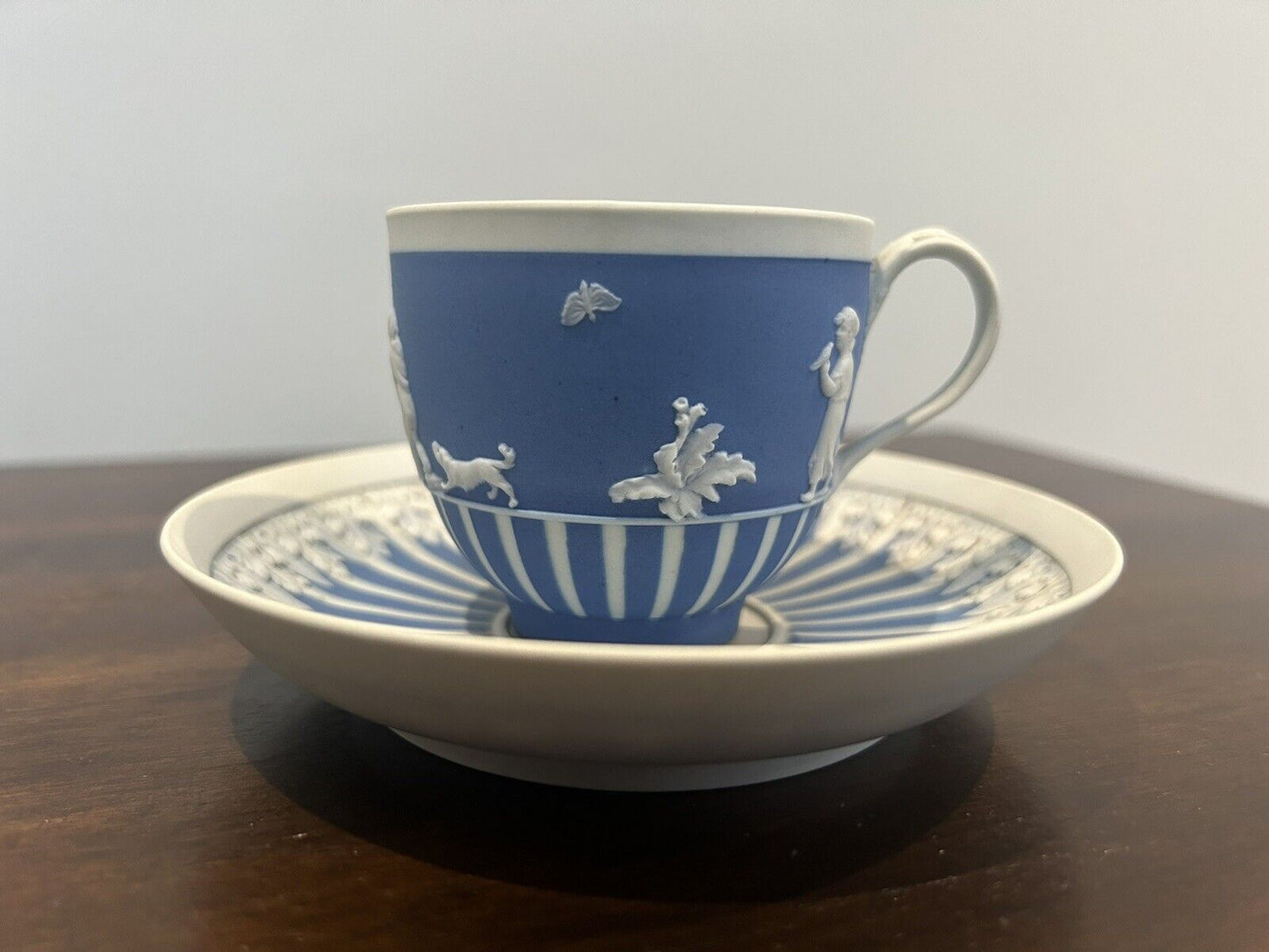 Wedgwood 18th Century Jasperware Cup and Saucer Set