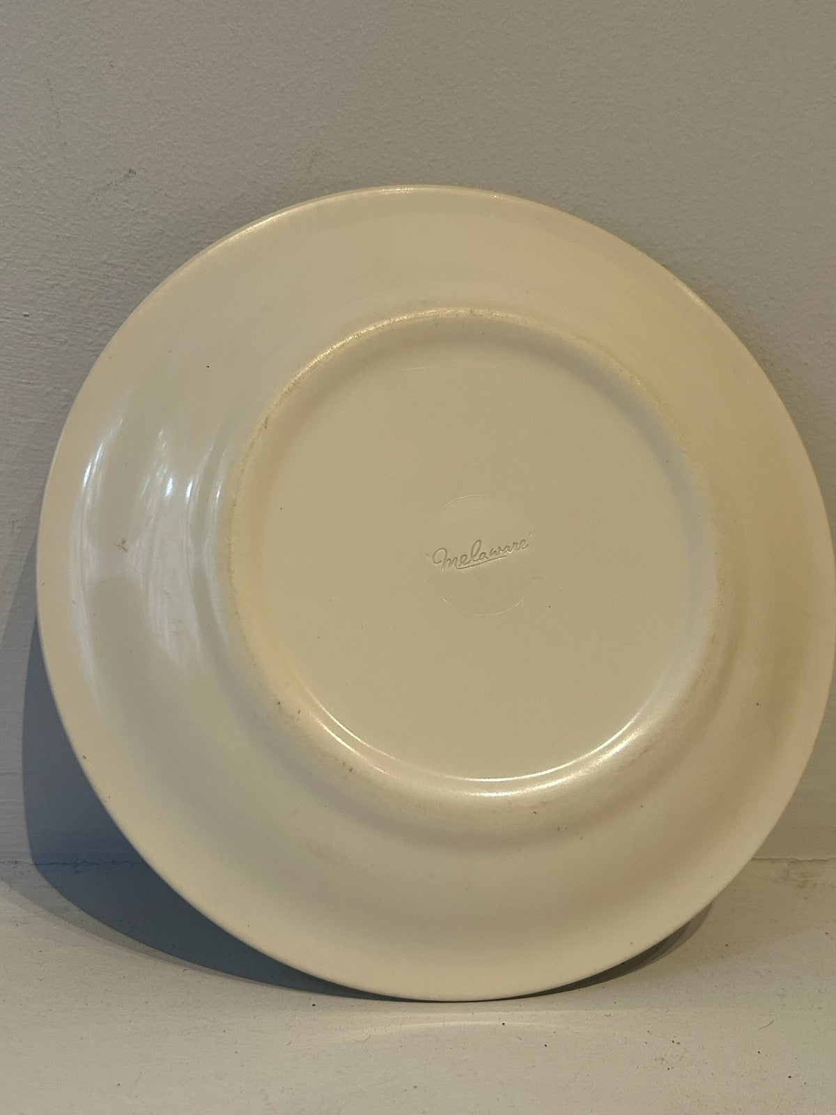 Vintage Melaware Disney Mickey Mouse Club Melamine Plate Goofy Donald Pluto 18cm1