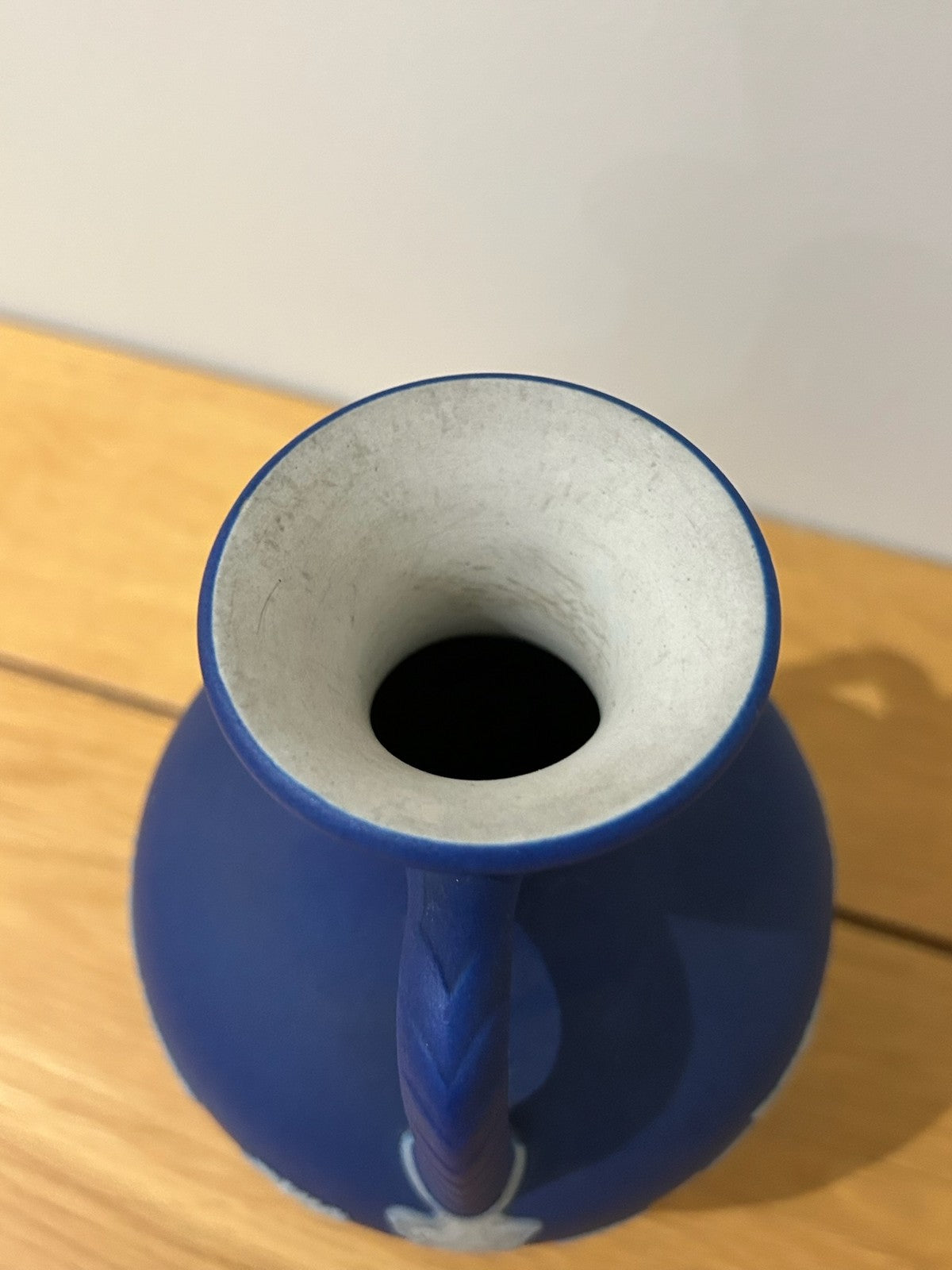Antique Wedgwood Portland Vase Dark Blue Jasper Dip Impressed c1820 50 16cm 14