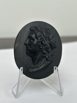 Wedgwood Black Basalt Portrait Medallion No.2 William II Kings of England c.1800
