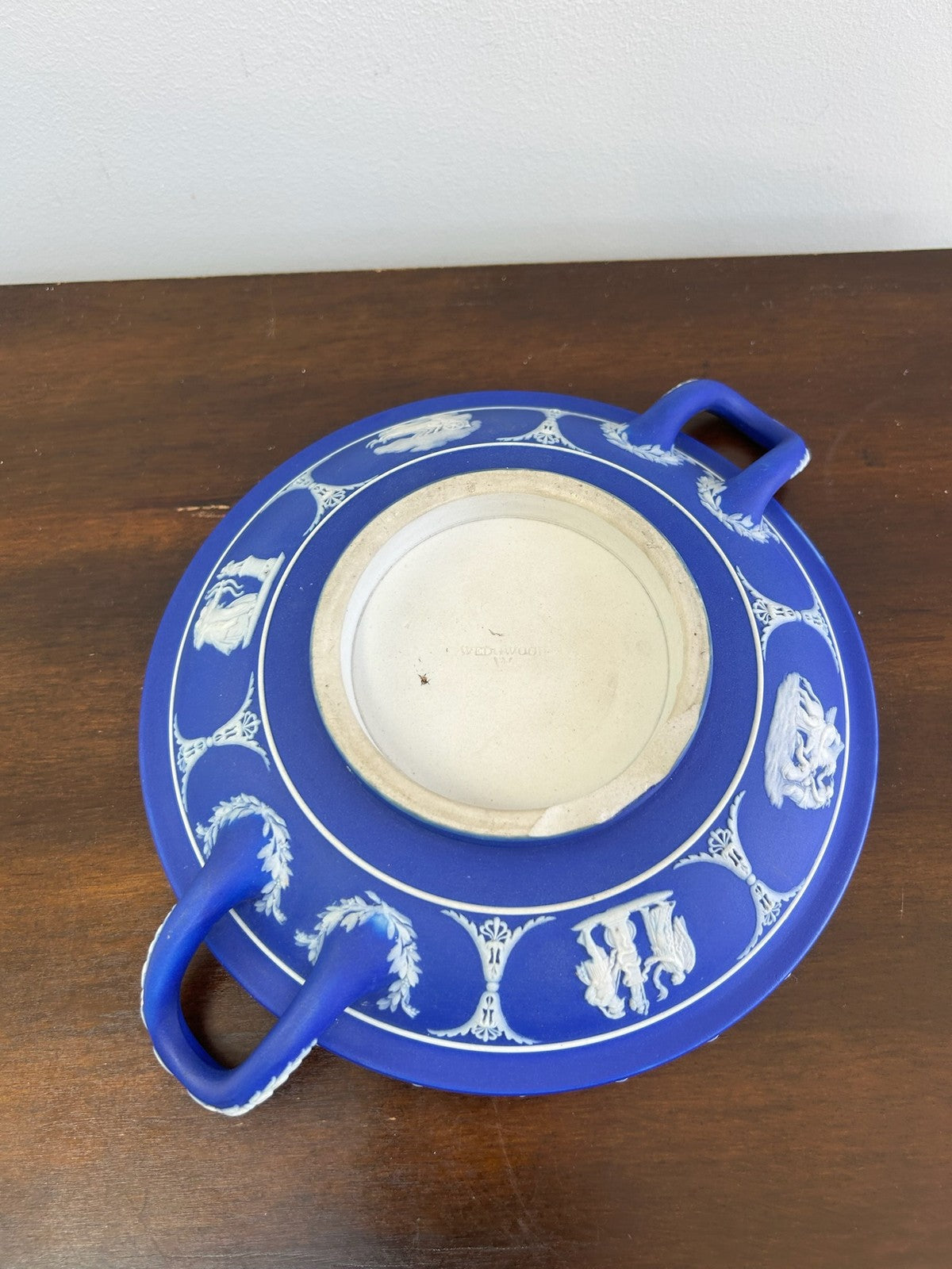 Wedgwood Dark Blue Jasperware Potpourri Bowl Early 19th Century Antique7