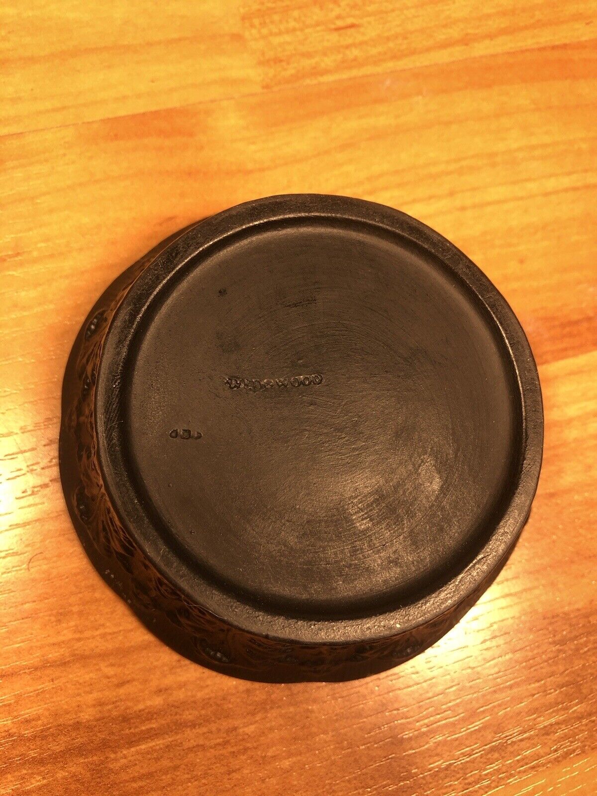 Wedgwood basalt vase and spill plate