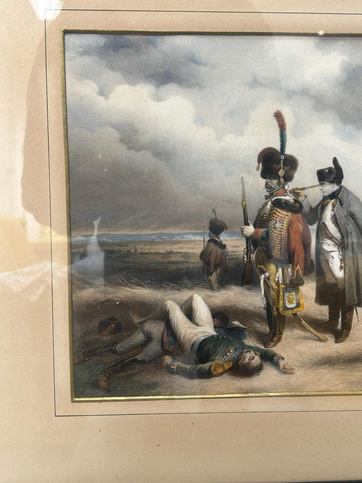 Desmaisons after Bellange Napoleonic Imperial Guard Grenadiers Lithograph Framed4