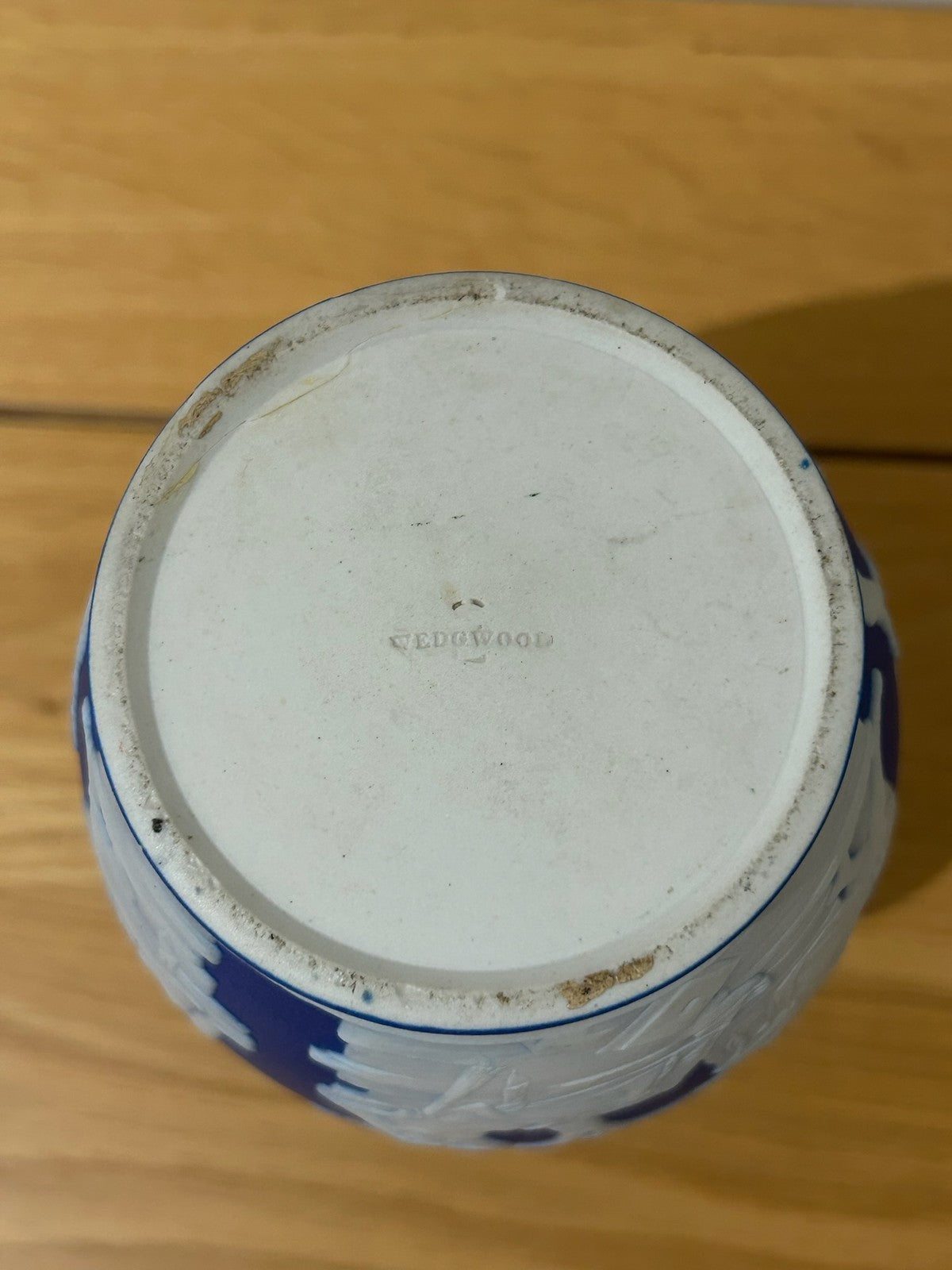 Antique Wedgwood Portland Vase Dark Blue Jasper Dip Impressed c1820 50 16cm 25