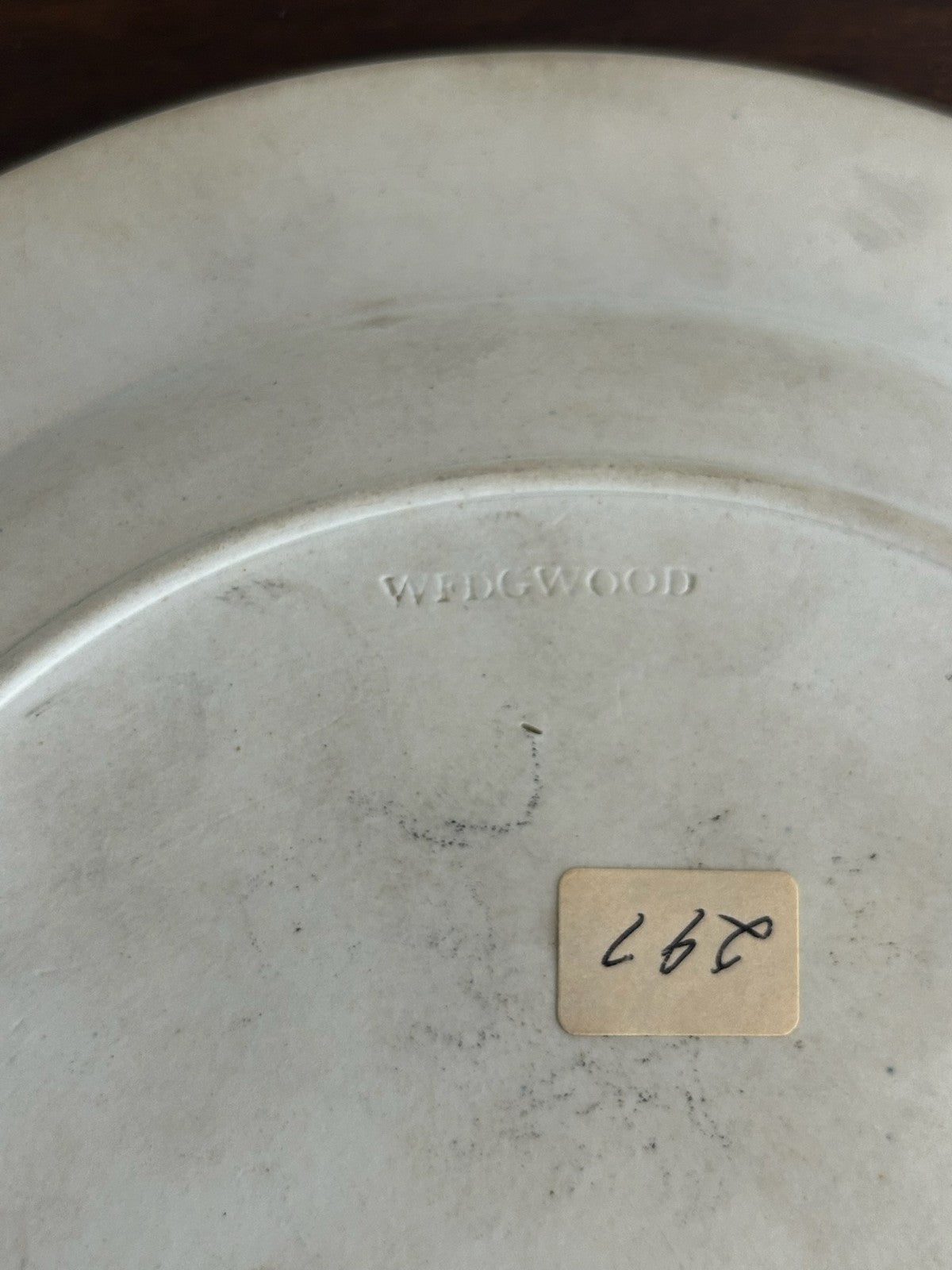 Wedgwood Tricolour Jasperware 'Trophy Plate' Neoclassical 22cm6