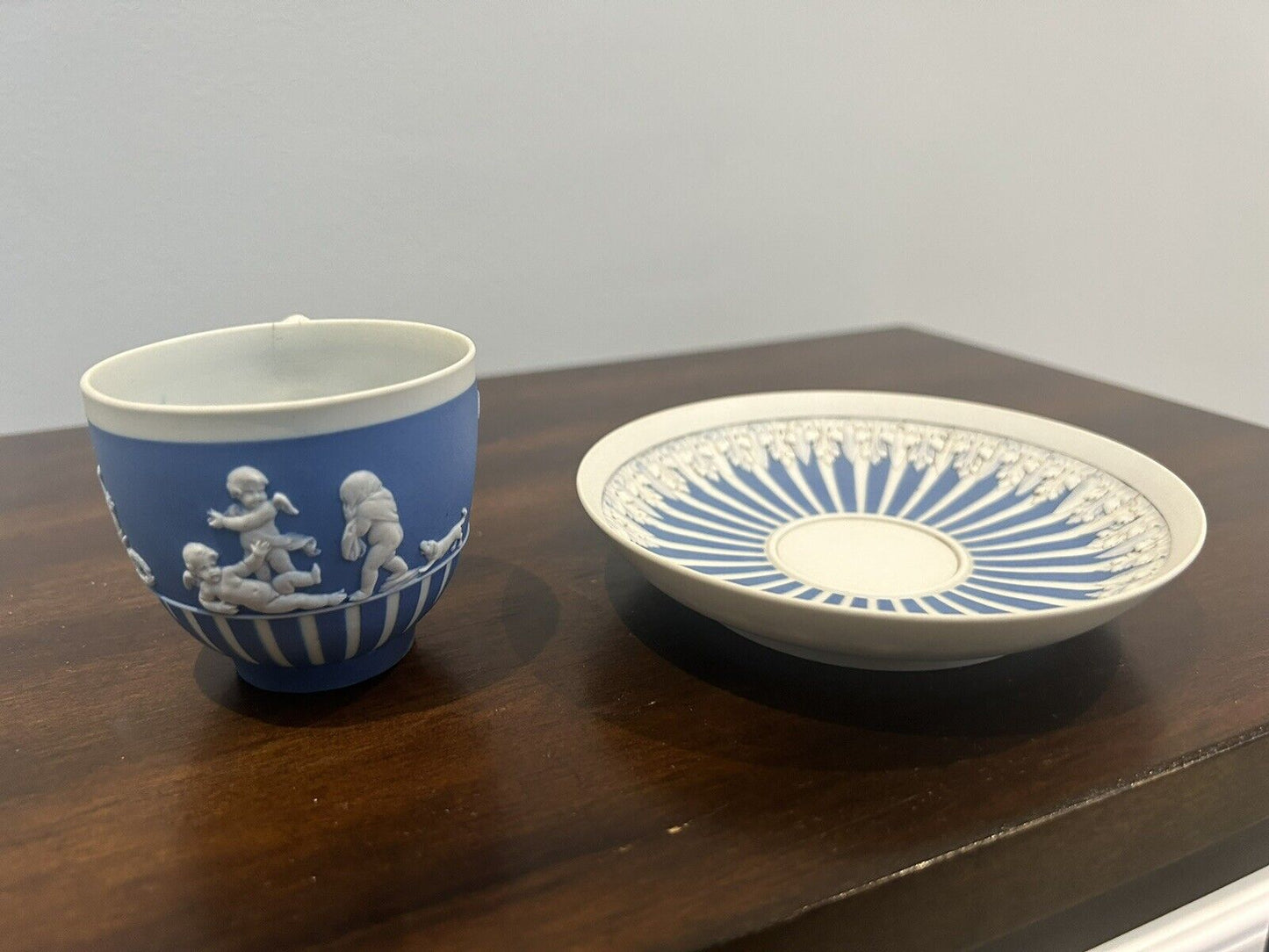 Wedgwood 18th Century Jasperware Cup and Saucer Set