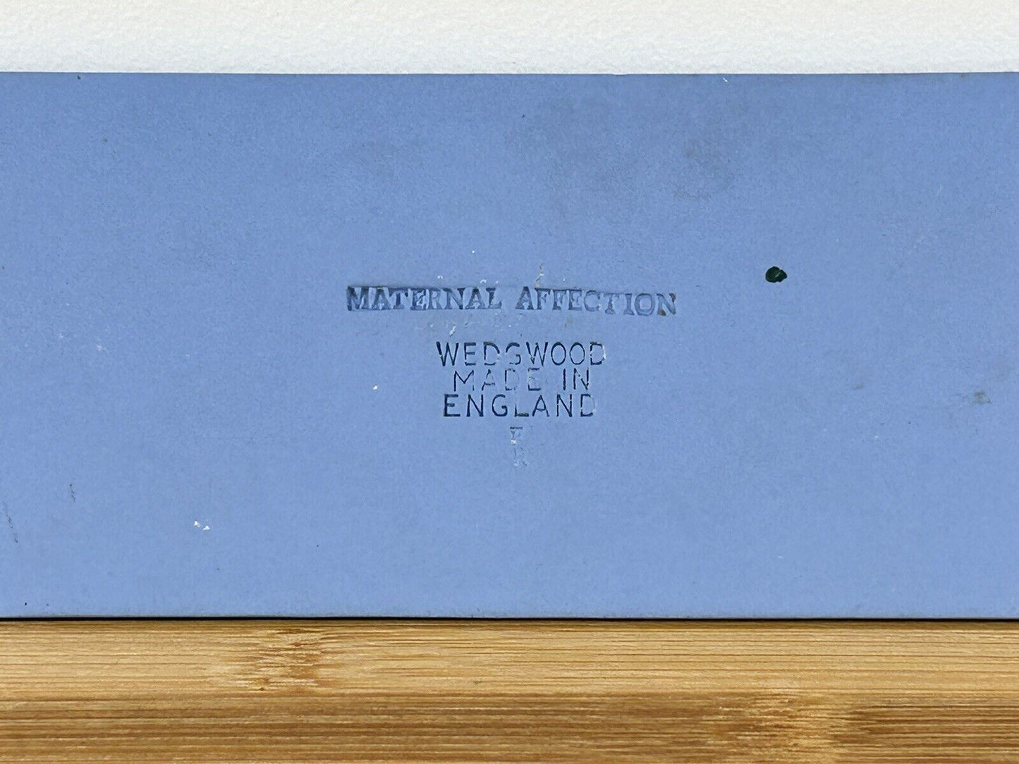 Wedgwood Maternal Affection Jasperware Plaque Blue