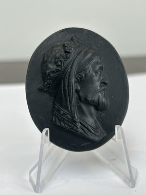 Wedgwood Black Basalt Portrait Medallion No.13 Henry IV Kings of England c.1800