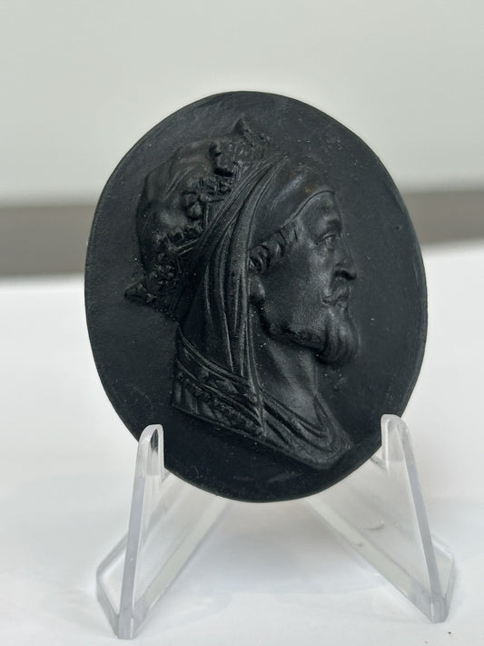 Wedgwood Black Basalt Portrait Medallion No.13 Henry IV Kings of England c.18000
