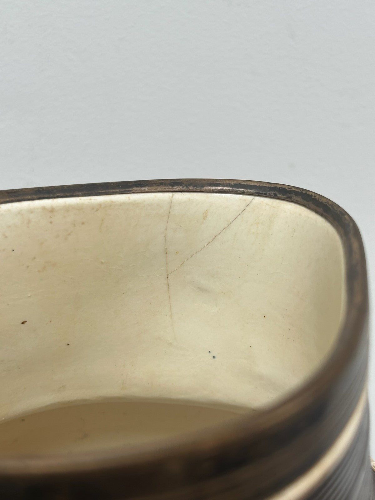 Large Antique Adams Stoneware Jug 23cm Georgian c1800 Sprigged Relief Drab5