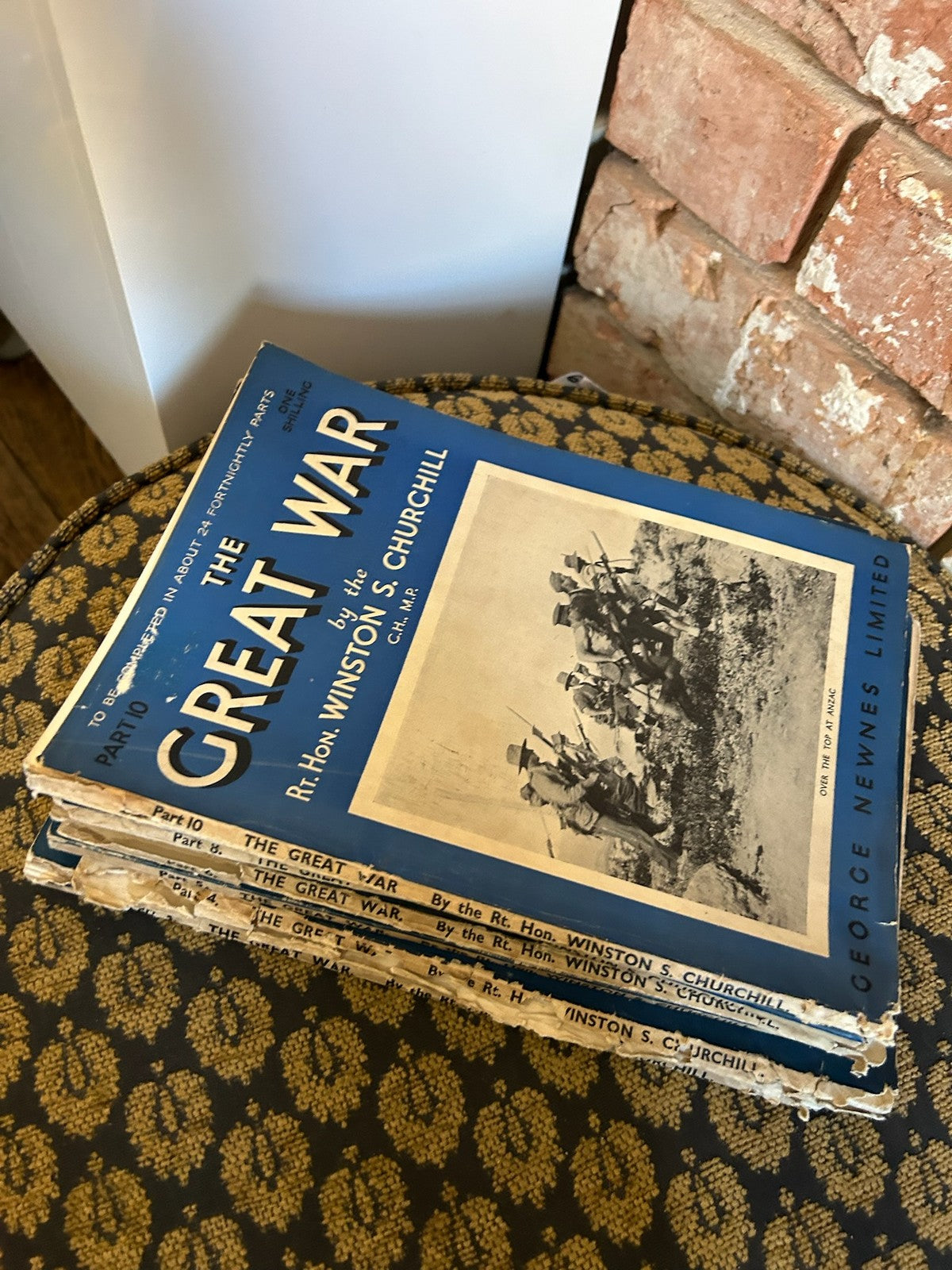 Churchill The Great War Newnes 1933 34 Partwork 22 of 26 Parts Original Wrappers8