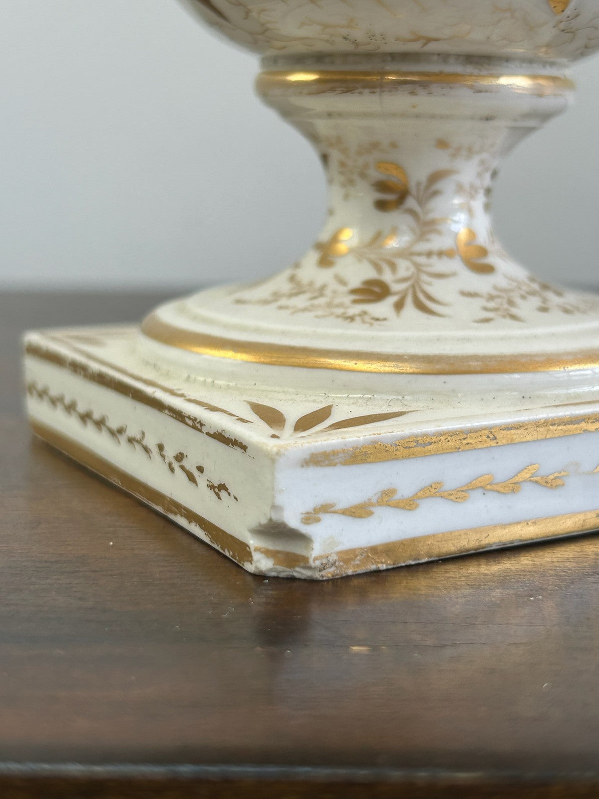 Pair Royal Crown Derby Hand Painted Porcelain Vases Antique English Marks17