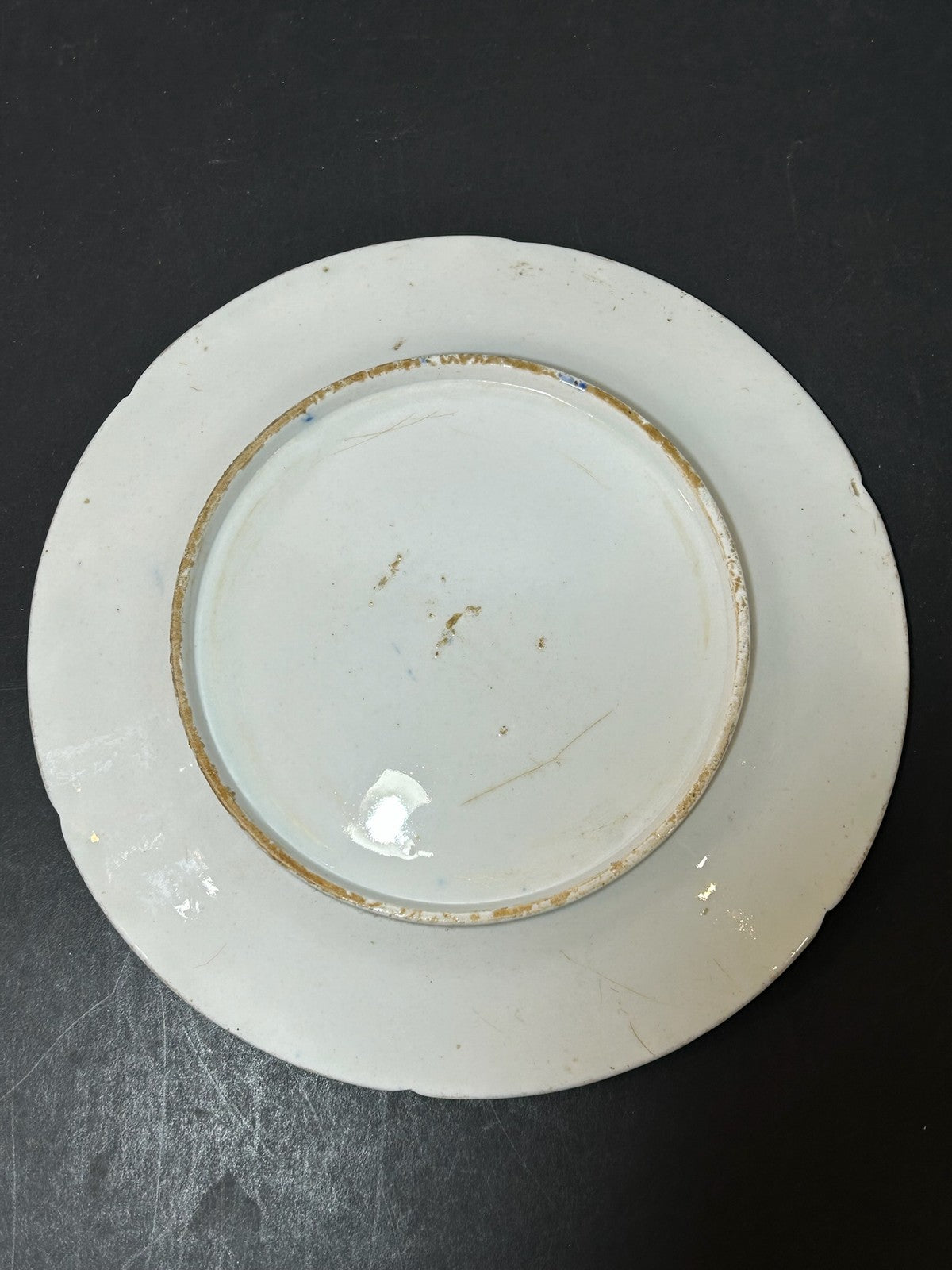 Antique English Porcelain Imari Plate Old Japan Pattern Cobalt Gilt 21cm3