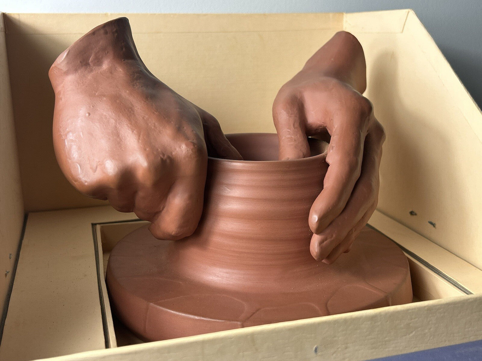 Wedgwood Hands of the Potter No.1 Terracotta Jasperware LE 500 Boxed1