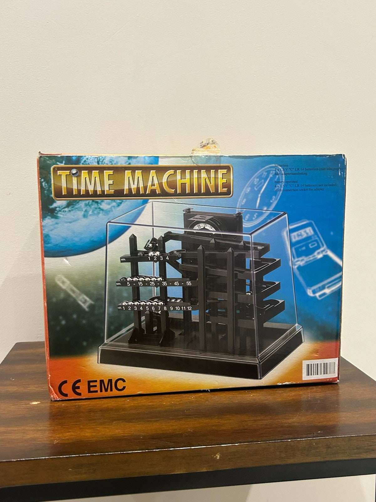 Time Machine Rolling Ball Kinetic Clock Boxed Working Excellent Condition2