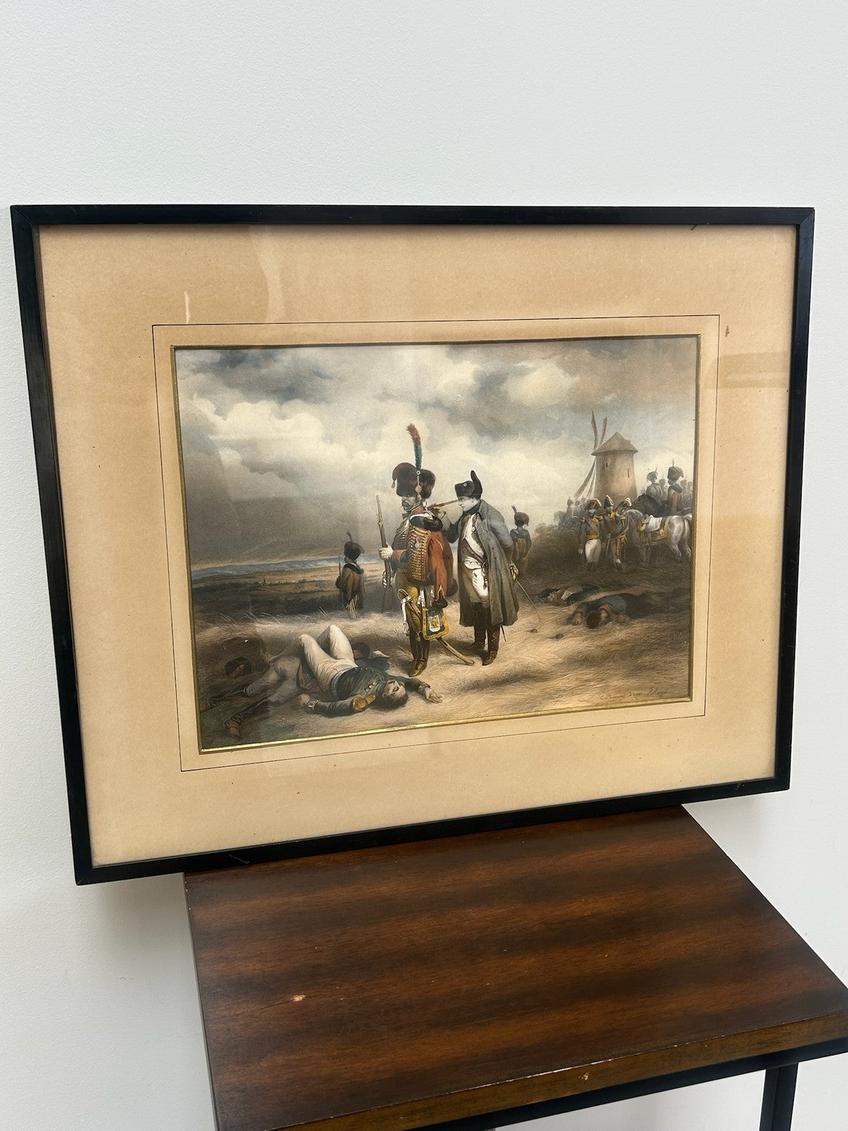 Desmaisons after Bellange Napoleonic Imperial Guard Grenadiers Lithograph Framed0