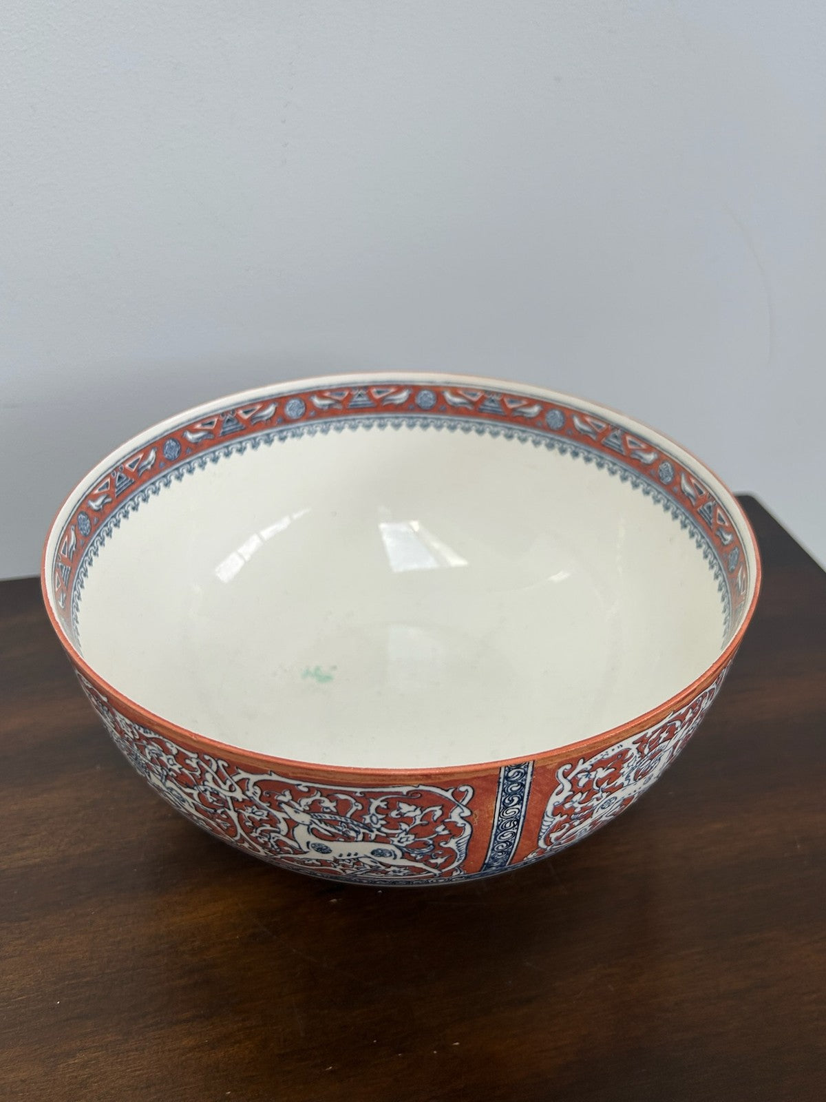 Wedgwood Persian Style Bowl Hunting Frieze Gazelles Red Ground Earl Buckman Coll4