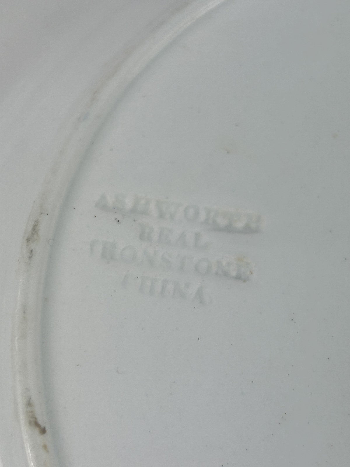 Ashworth Real Ironstone polychrome oriental plate 25cm