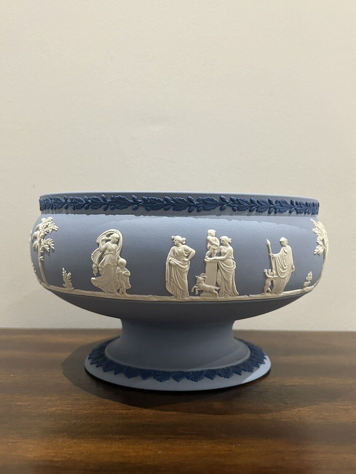 Wedgwood Jasperware TriColour Imperial  Bowl Footed