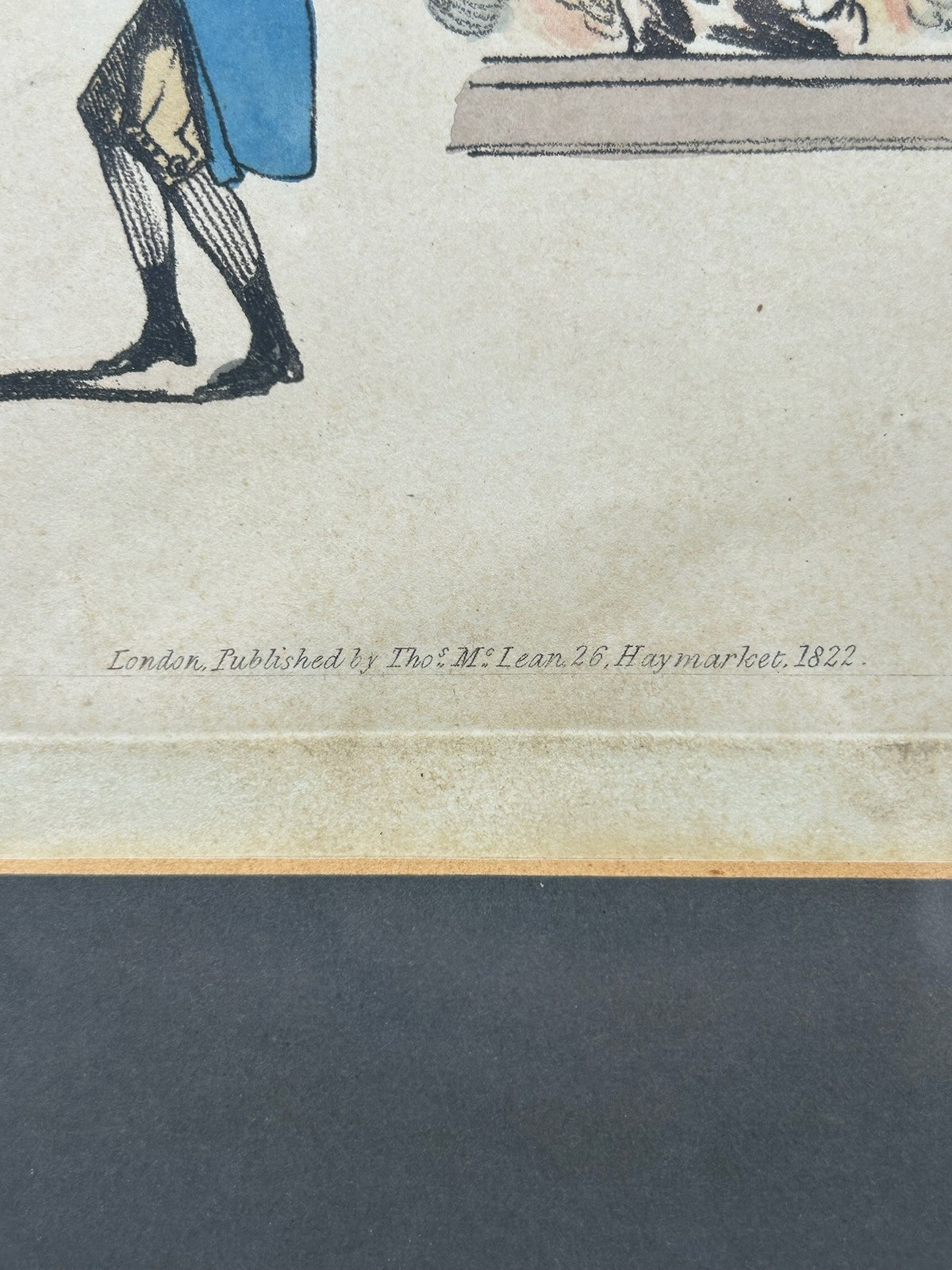 Henry Alken SYMPTOMS 1822 Hand Coloured Etching Thos McLean Regency Caricature7