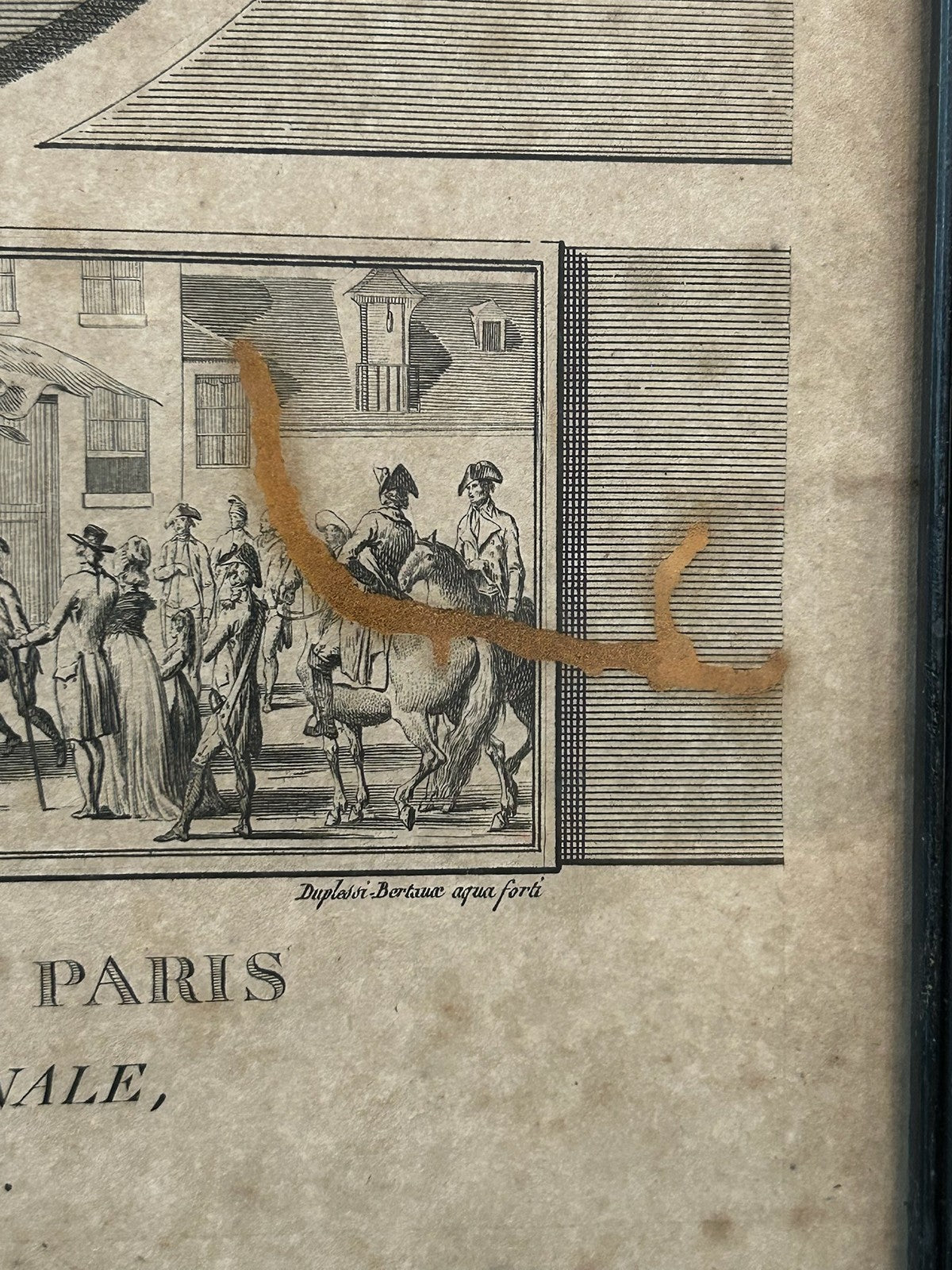 Danton French Revolution Portrait Aquatint Levachez Duplessi Bertaux 1800 Framed5