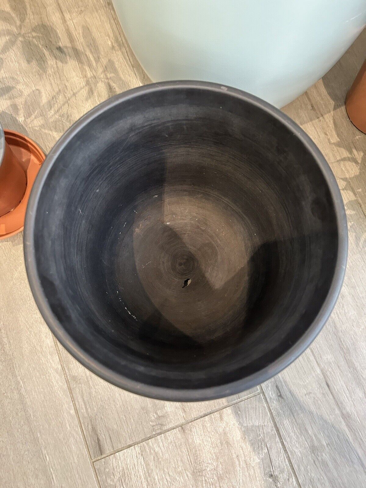 Wedgwood Basalt Jardiniere Planter Black Jasperware Wedgwood Pot