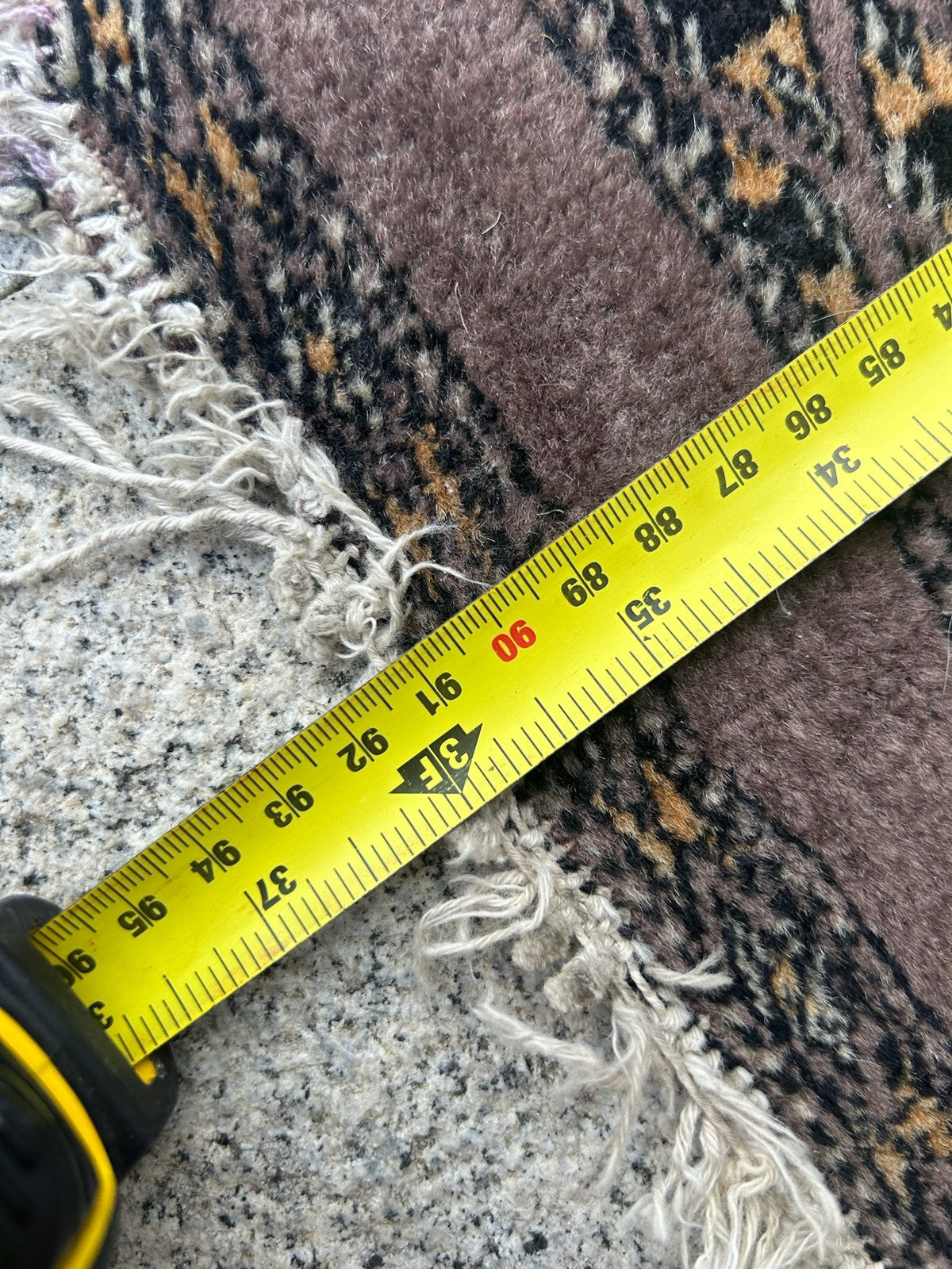 Vintage Pakistani Bokhara Prayer Rug Pushti Mat 3 Guls Hand Knotted Wool 90cm10