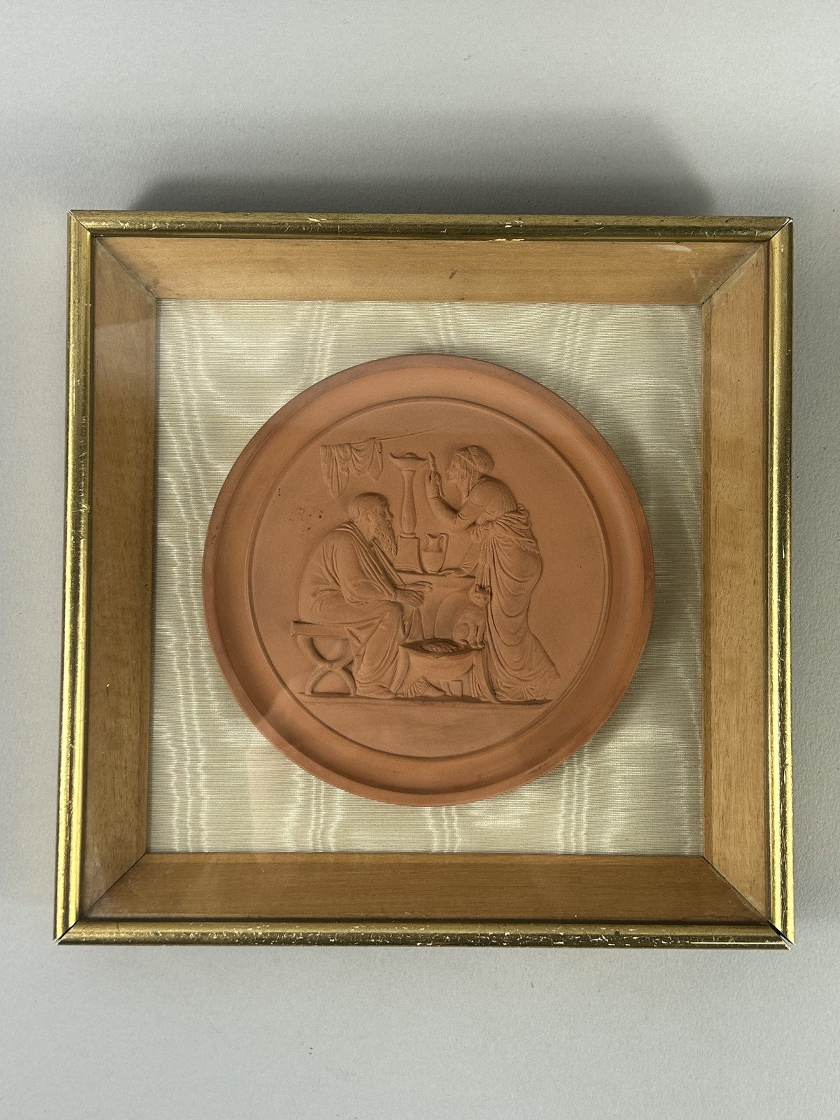 P. Ipsen 19thC Danish Terracotta Classical Relief Plaque
