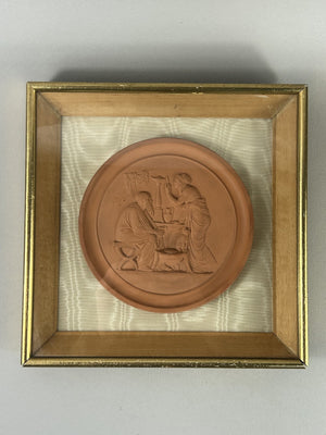 P. Ipsen 19thC Danish Terracotta Classical Relief Plaque