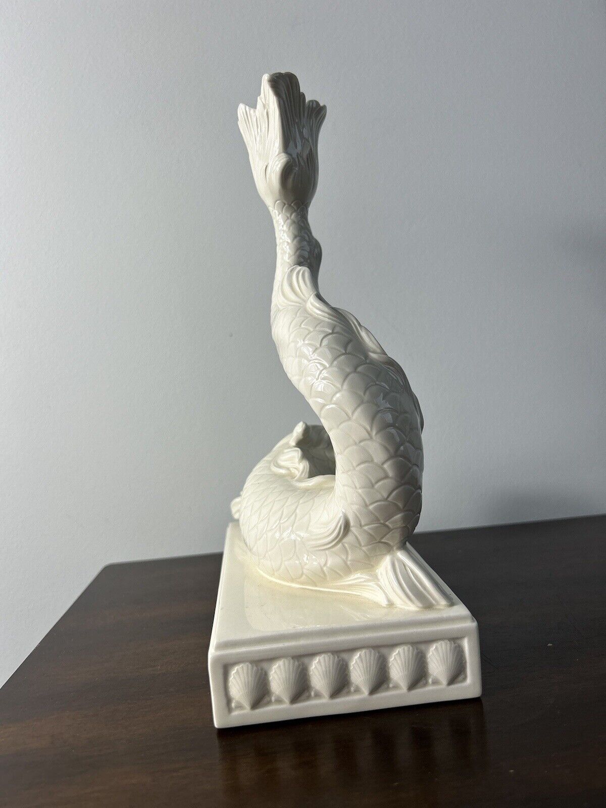 Wedgwood Dolphin Candlestick Creamware