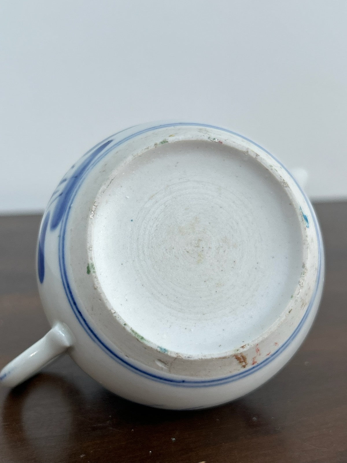 Antique Chinese Porcelain Miniature Blue & White Teapot5