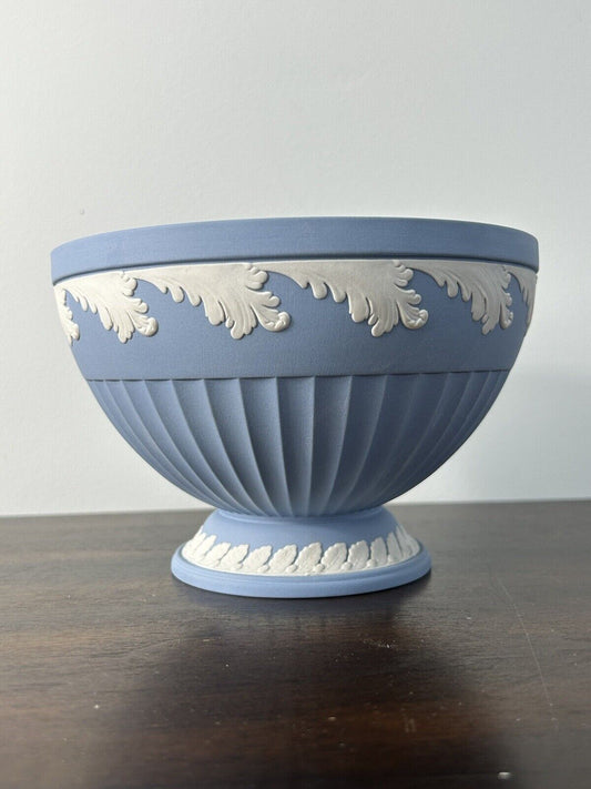 Wedgwood Jasperware Pedistal Fluted Bowl