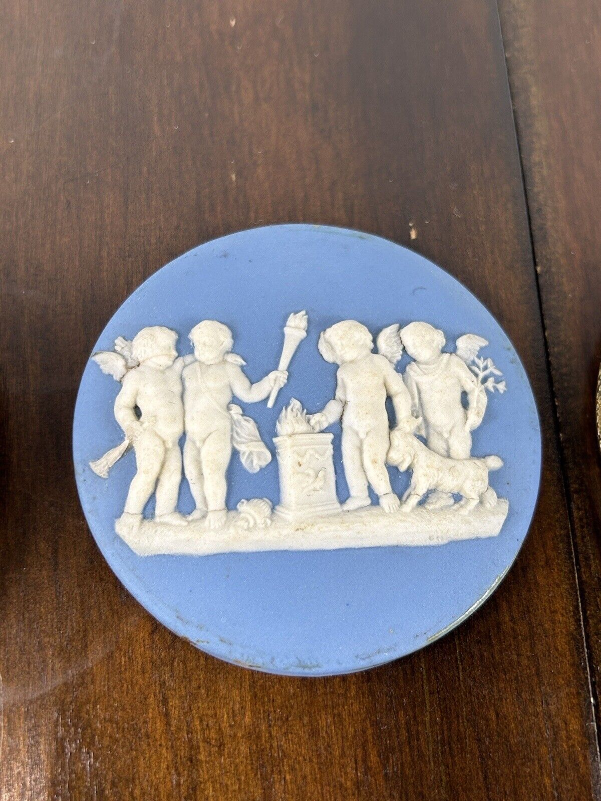 Wedgwood “The sacrifce to hymen” early jasperware framed plaque 19th C