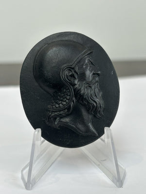 Wedgwood Black Basalt Medallion No.11 Edward III c.1800 Kings of England