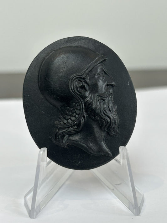 Wedgwood Black Basalt Medallion No.11 Edward III c.1800 Kings of England0