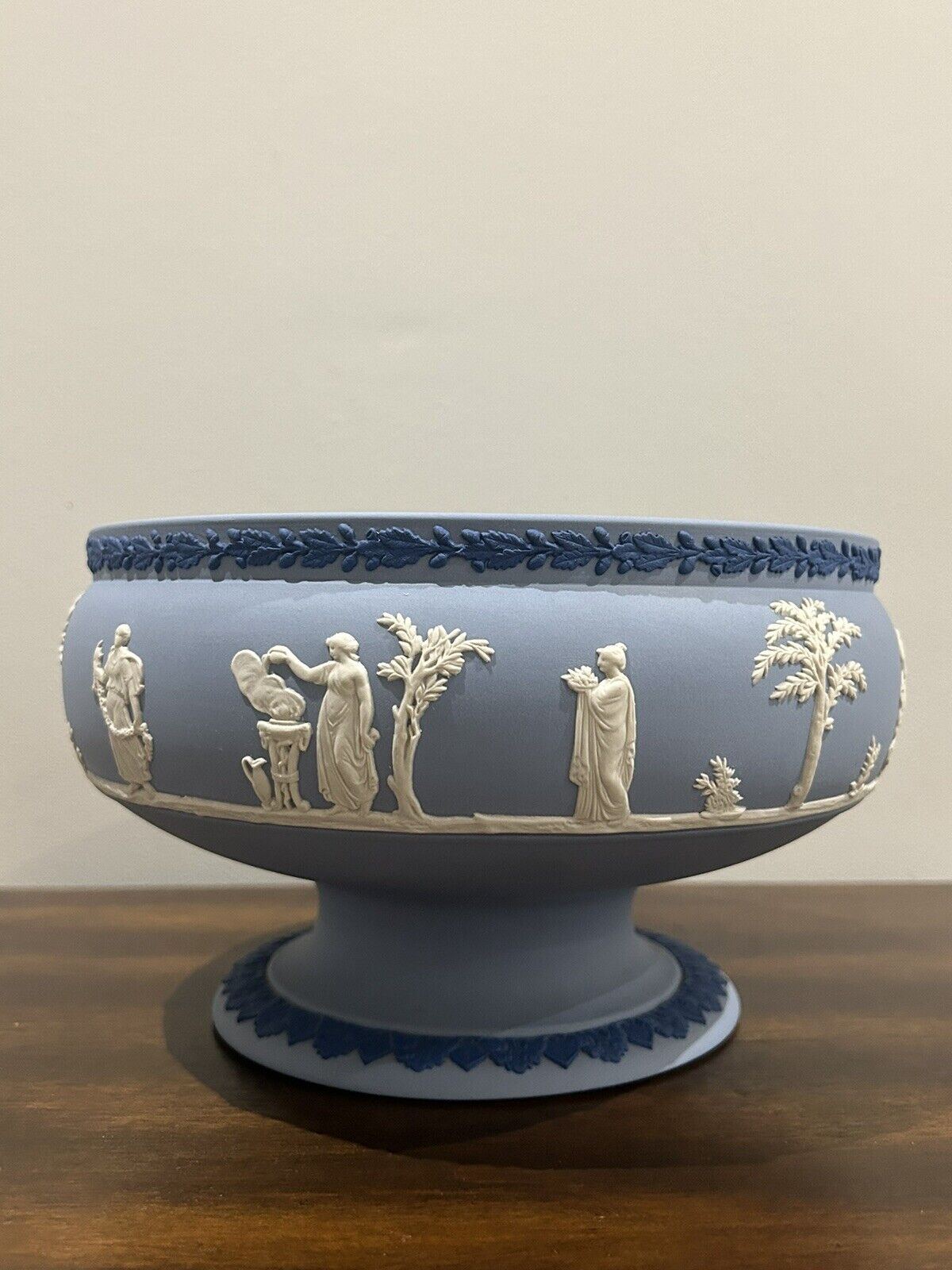 Wedgwood Jasperware TriColour Imperial  Bowl Footed