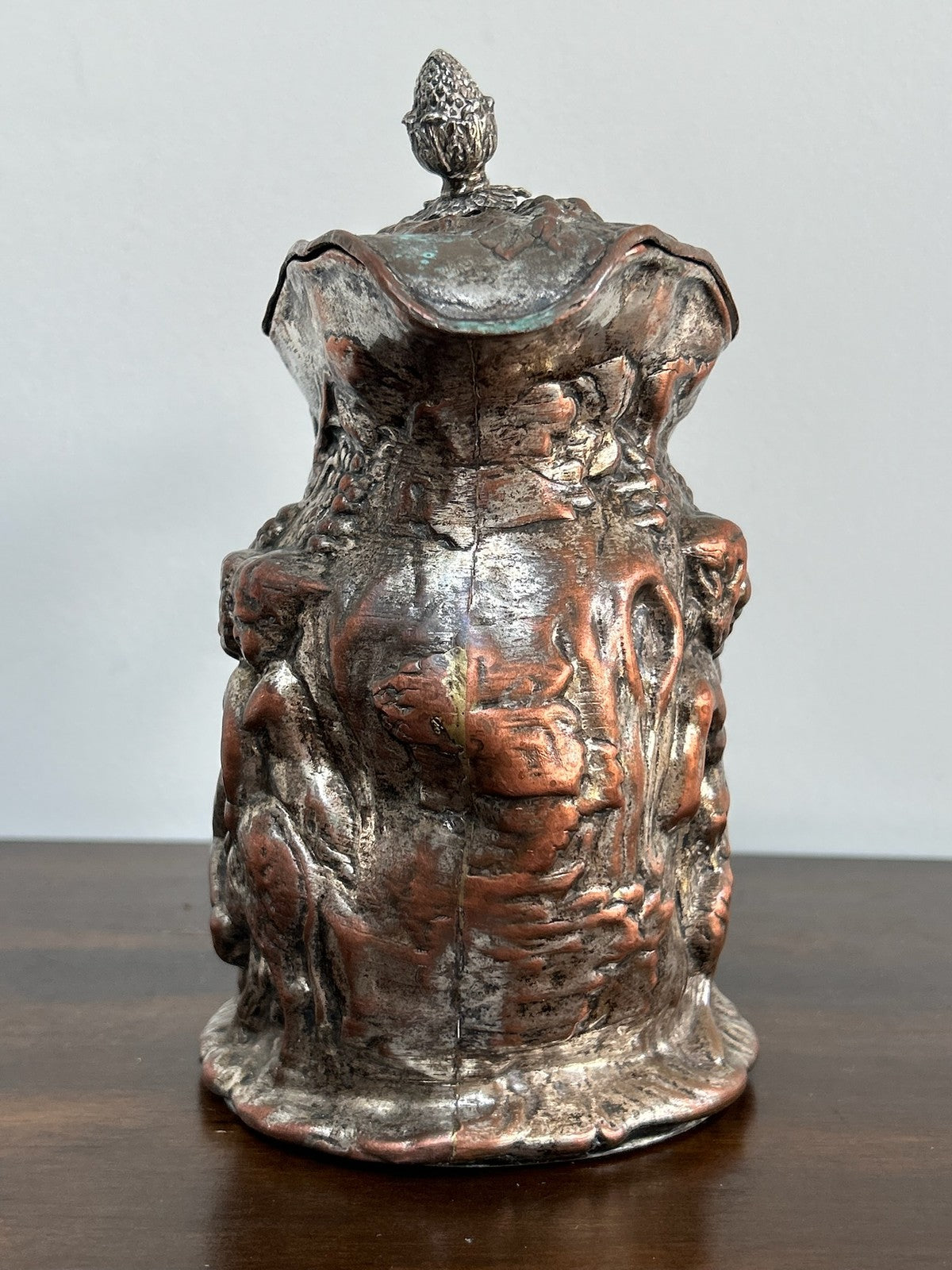 Antique Silver Plated EPNS Figural Bacchus Ewer Jug A/F1