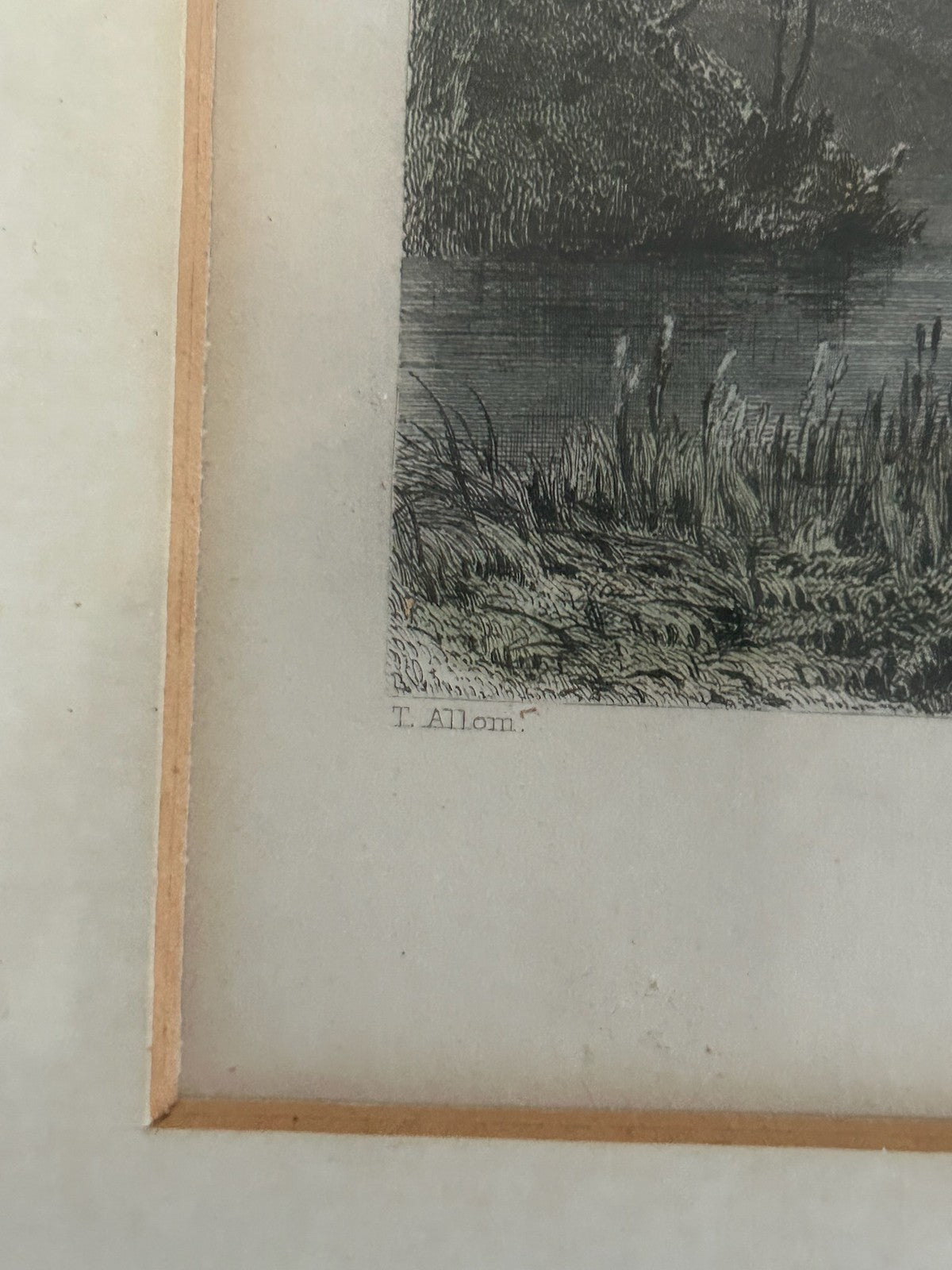 Antique Set 3 T Allom Lake District Steel Engravings Derwent Elterwater Framed8