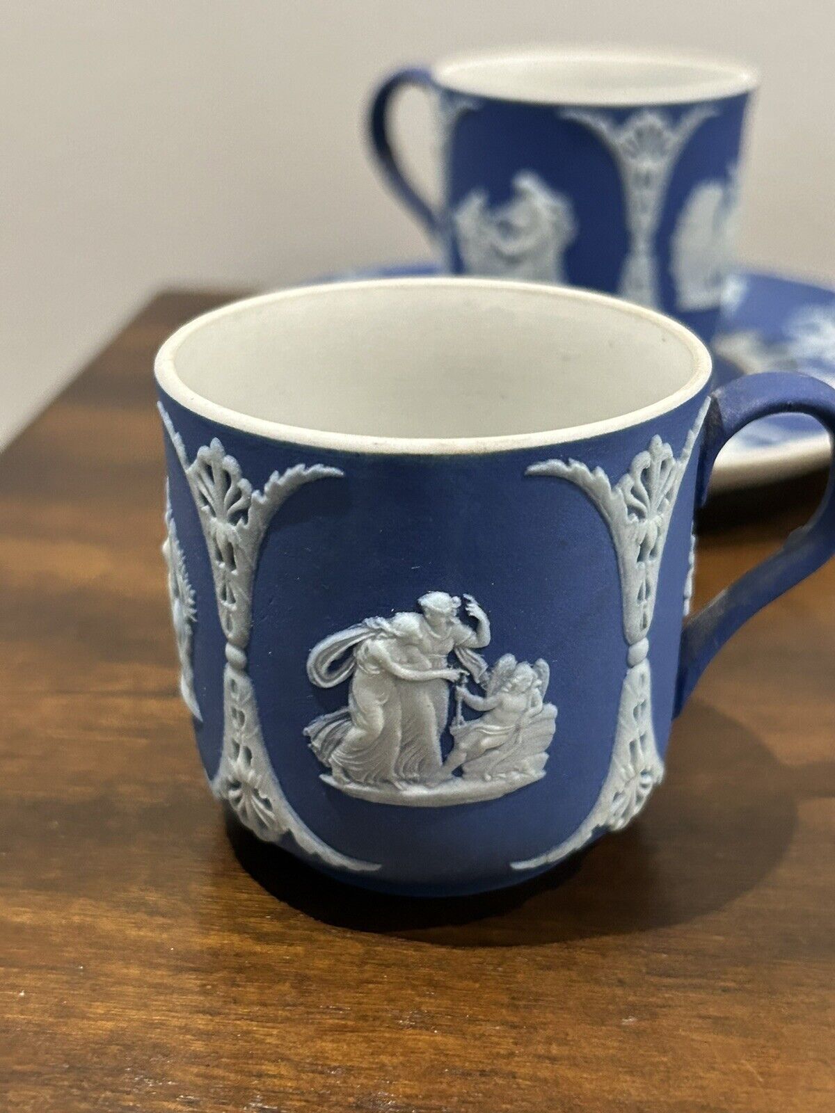 Wedgwood Teacup Set Miniature Jasperware 3 Set