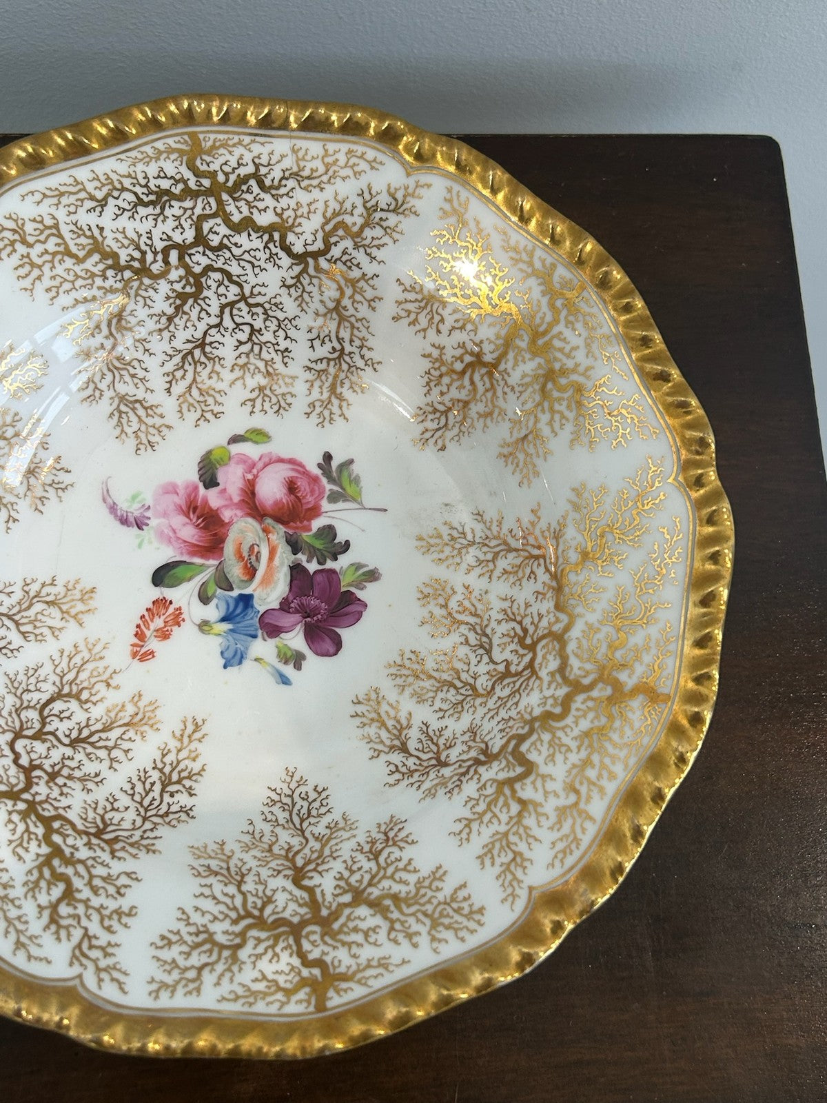 Pair Flight Barr Barr Worcester Porcelain Dessert Plates c.1825 Unmarked7