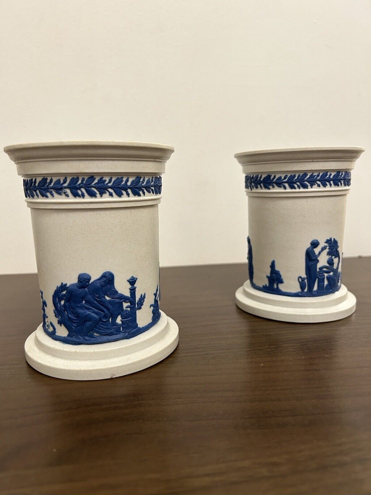 Wedgwood Drabware Vases 1820’s Pair - 19th Century