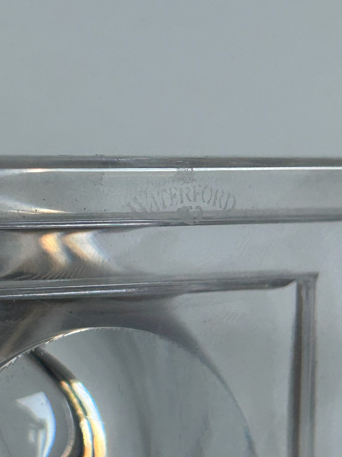 Waterford Crystal Metropolitan 6 Inch Vase Acid Etched With Label9