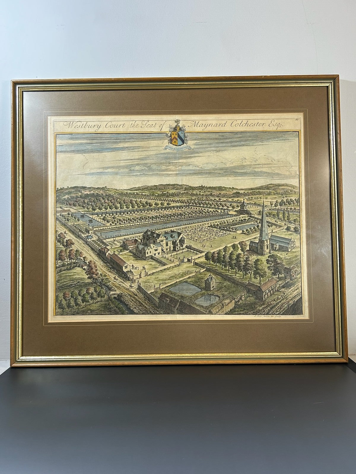 Johannes Kip Westbury Court Maynard Colchester Atkyns Gloucestershire Coloured1