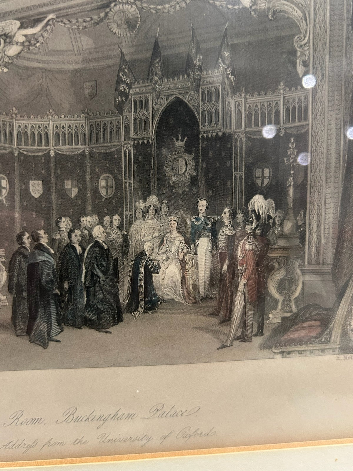 Set of 4 Antique Victorian Engravings Royal Subjects Hartlepool Buckingham Pal19
