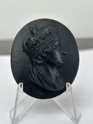 Wedgwood Black Basalt Portrait Medallion No.15 Henry VI Kings of England c.1800