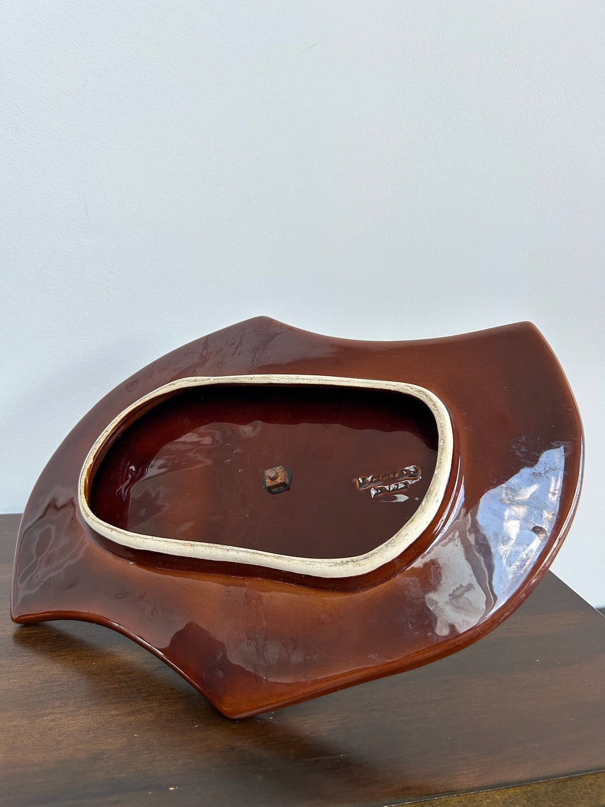 Mid Century Vallauris Enamel on Copper Dishes French Art Pottery5