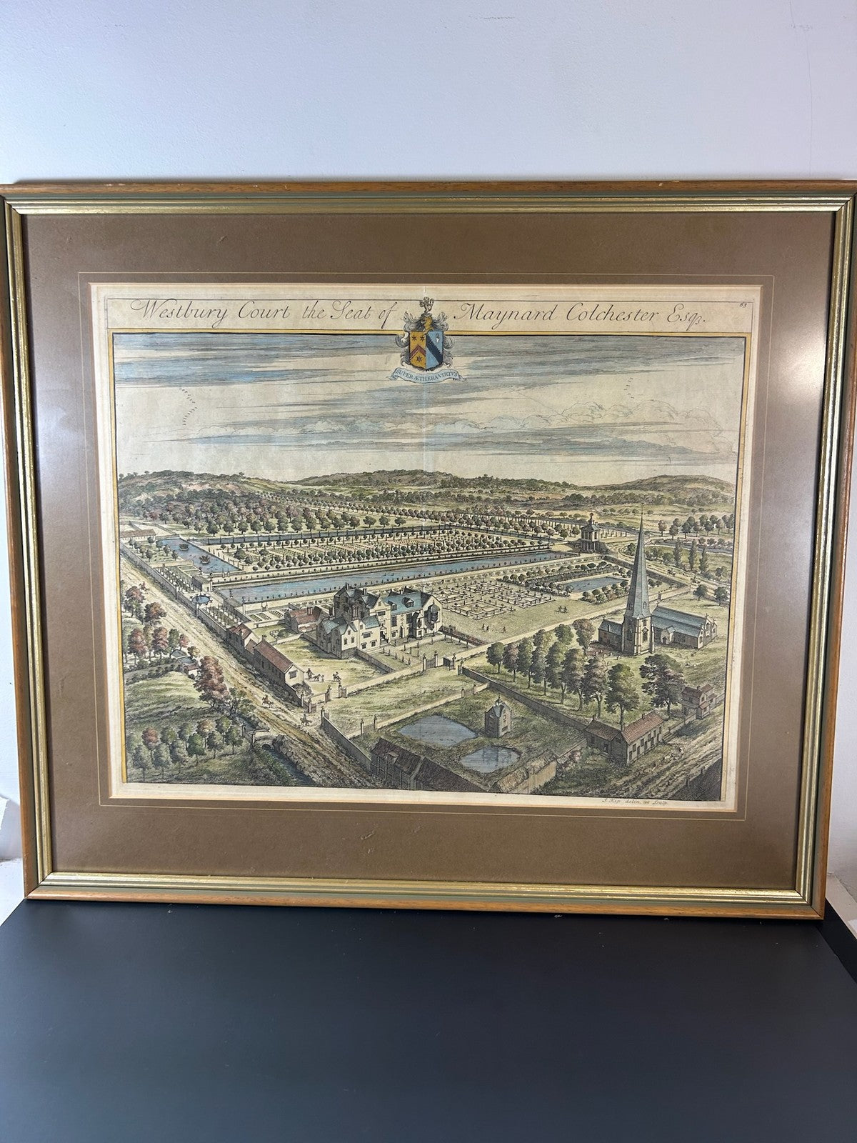 Johannes Kip Westbury Court Maynard Colchester Atkyns Gloucestershire Coloured0